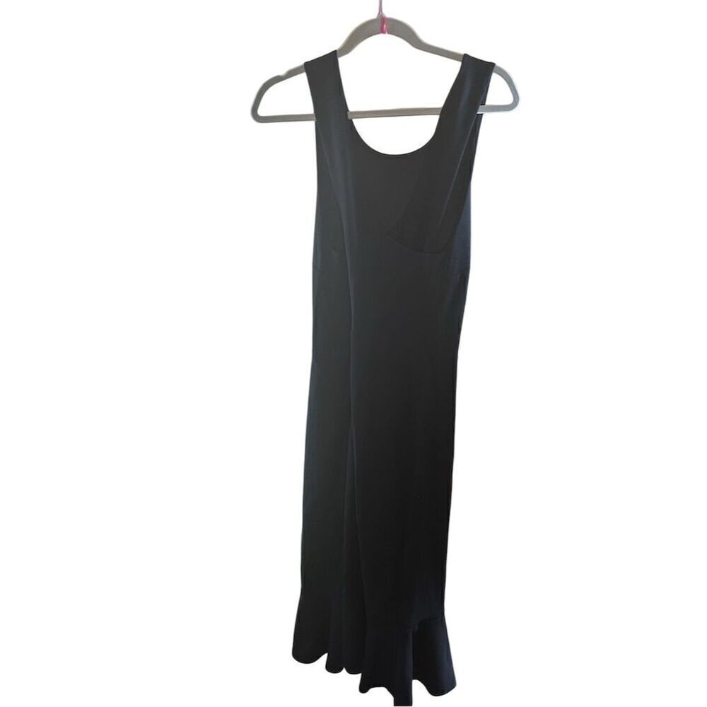 Banana Republic Women's Black Sleeveless V-Neck Dress Size L